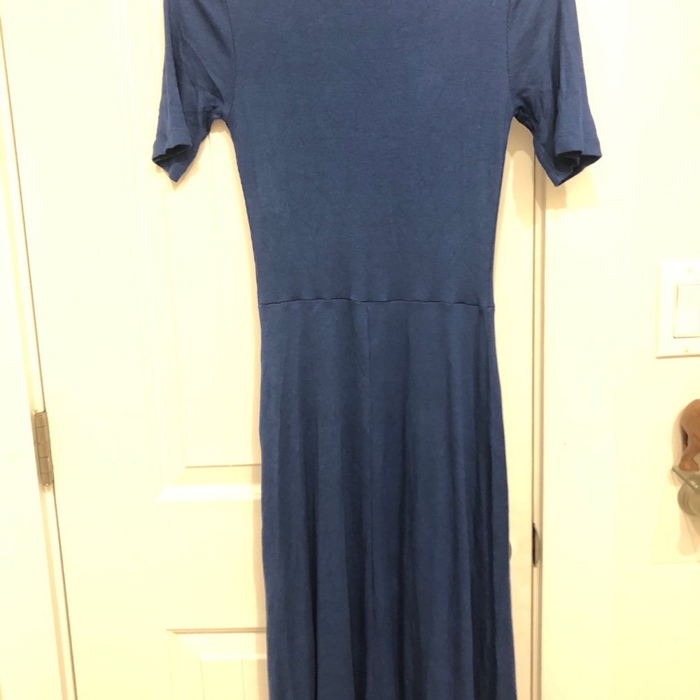NWT Asos Midi Dress with Neck Tie - Picture 3 of 4